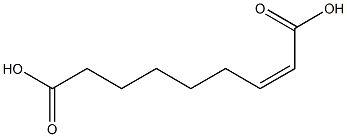 (Z)-2-Nonenedioic Acid Structure