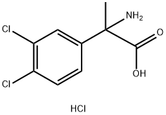 2-amino-2-(3,4-dichlorophenyl)propanoic acid hydrochloride Structure