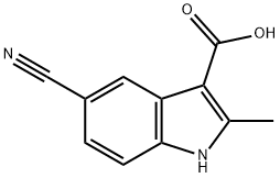 5-cyano-2-methyl-1h-indole-3-carboxylic acid Structure