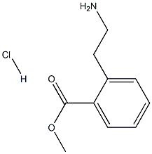 Methyl 2-(2-aminoethyl)benzoate hydrochloride 구조식 이미지