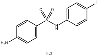 4-amino-N-(4-fluorophenyl)benzenesulfonamide hydrochloride 구조식 이미지