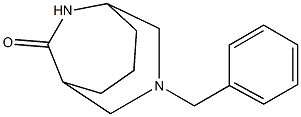 3-benzyl-3,9-diazabicyclo[3.3.2]decan-10-one Structure