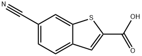 6-cyanobenzo[b]thiophene-2-carboxylic acid Structure