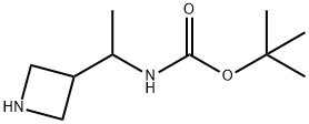 tert-butyl N-[1-(azetidin-3-yl)ethyl]carbamate Structure