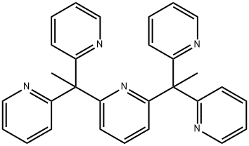 2,6-bis[1,1-bis(pyridin-2-yl)ethyl]pyridine Structure