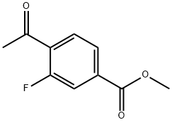 4-Acetyl-3-fluorobenzoic acid methyl ester Structure