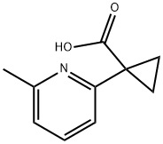 1-(6-methylpyridin-2-yl)cyclopropanecarboxylic acid 구조식 이미지