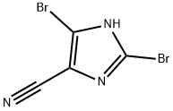 2,5-dibromo-1H-imidazole-4-carbonitrile Structure