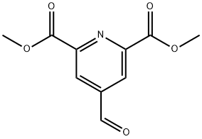 dimethyl 4-formylpyridine-2,6-dicarboxylate Structure