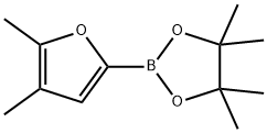 4,5-Dimethylfuran-2-boronic acid pinacol ester 구조식 이미지