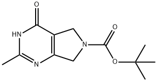 tert-butyl 4-hydroxy-2-methyl-5H,6H,7H-pyrrolo[3,4-d]pyrimidine-6-carboxylate Structure