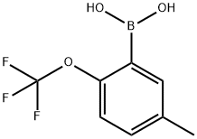 Boronic acid, B-[5-methyl-2-(trifluoromethoxy)phenyl]- Structure