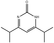 2-Hydroxy-4,6-diisopropylpyrimidine 구조식 이미지