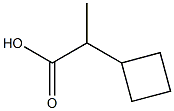 2-cyclobutylpropanoic acid Structure