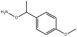O-[1-(4-methoxyphenyl)ethyl]hydroxylamine 구조식 이미지