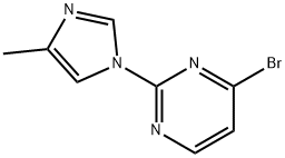 4-Bromo-2-(4-Methylimidazol-1-yl)pyrimidine Structure