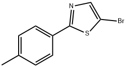 5-Bromo-2-(4-tolyl)thiazole 구조식 이미지