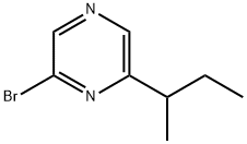 2-Bromo-6-(sec-butyl)pyrazine Structure