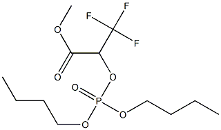 3,3,3-trifluorolactic acid methyl ester dibutyl phosphate Structure