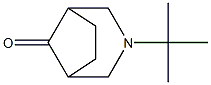 3-tert-butyl-3-azabicyclo[3.2.1]octan-8-one 구조식 이미지