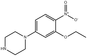 1-(3-ethoxy-4-nitrophenyl)piperazine 구조식 이미지