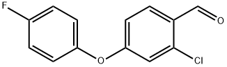 2-클로로-4-(4-플루오로페녹시)벤즈알데히드 구조식 이미지