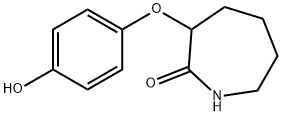 3-(4-hydroxyphenoxy)azepan-2-one Structure