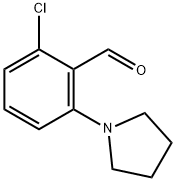 2-chloro-6-(pyrrolidin-1-yl)benzaldehyde 구조식 이미지