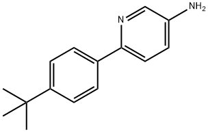 6-(4-TERT-BUTYLPHENYL)PYRIDIN-3-AMINE Structure