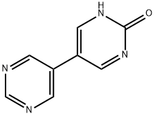 2-Hydroxy-5-(5-pyrimidyl)pyrimidine 구조식 이미지