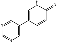2-Hydroxy-5-(5-pyrimidyl)pyridine Structure
