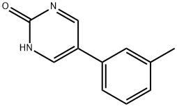 2-Hydroxy-5-(3-tolyl)pyrimidine 구조식 이미지