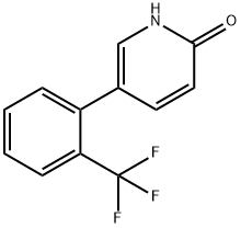 2-Hydroxy-5-(2-trifluoromethylphenyl)pyridine Structure