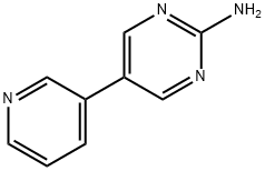 2-Amino-5-(3-pyridyl)pyrimidine Structure