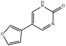 2-Hydroxy-5-(3-furyl)pyrimidine Structure