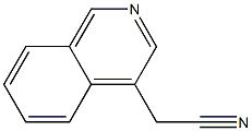 2-(isoquinolin-4-yl)acetonitrile Structure