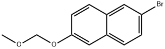 2-Bromo-6-(methoxymethoxy)naphthalene 구조식 이미지