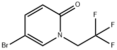 5-bromo-1-(2,2,2-trifluoroethyl)pyridin-2(1H)-one 구조식 이미지