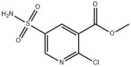 methyl 2-chloro-5-sulfamoylpyridine-3-carboxylate 구조식 이미지