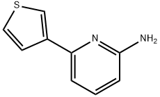 2-AMINO-6-(3-THIENYL)PYRIDINE Structure