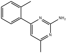 2-Amino-6-(2-tolyl)-4-methylpyrimidine Structure