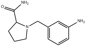 1-[(3-aminophenyl)methyl]pyrrolidine-2-carboxamide 구조식 이미지