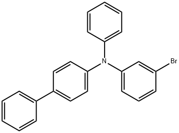 N - (3-bromophenyl) - N-phenyl - [1, 1-biphenyl] - 4-amine 구조식 이미지