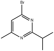 4-bromo-6-methyl-2-propan-2-ylpyrimidine Structure