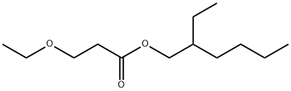 Propanoic acid, 3-ethoxy-, 2-ethylhexyl ester Structure