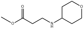methyl 3-((tetrahydro-2H-pyran-4-yl)amino)propanoate 구조식 이미지
