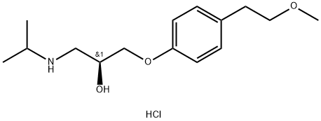 (S)-1-(isopropylamino)-3-(4-(2-methoxyethyl)phenoxy)propan-2-ol Structure