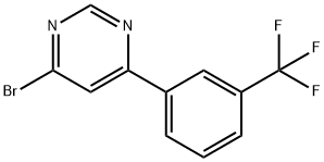 4-Bromo-6-(3-trifluoromethylphenyl)pyrimidine Structure