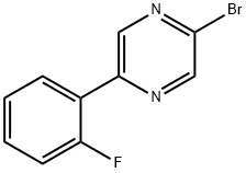 2-Bromo-5-(2-fluorophenyl)pyrazine 구조식 이미지