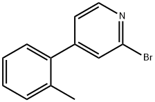 2-Bromo-4-(2-tolyl)pyridine 구조식 이미지